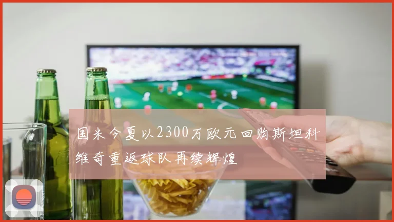 国米今夏以2300万欧元回购斯坦科维奇重返球队再续辉煌