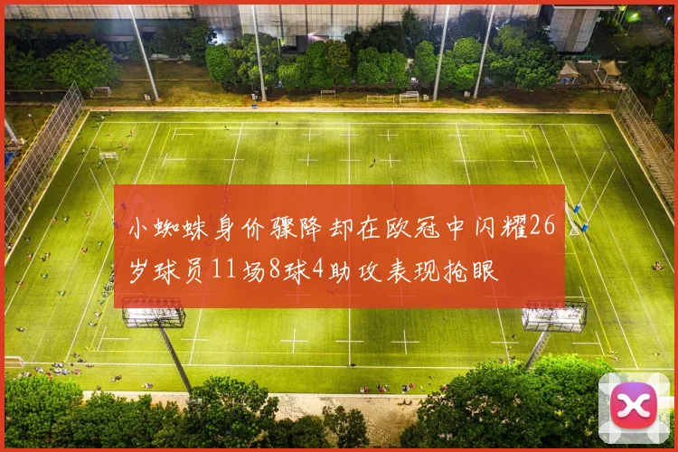 小蜘蛛身价骤降却在欧冠中闪耀26岁球员11场8球4助攻表现抢眼